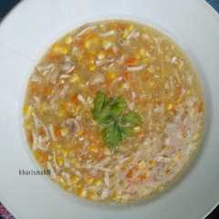รูปของ Cream Soup Jagung Ayam Simple Homemade