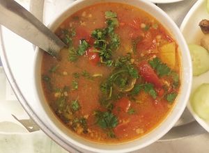 Hình của món Canh chua thịt băm.