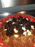 Pudín de ciruelas y almendras