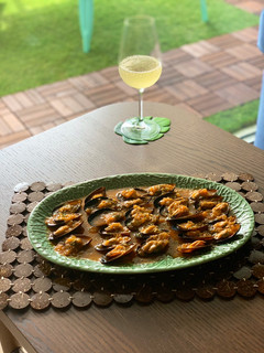 Una foto de Mejillones al vino con Thermomix
