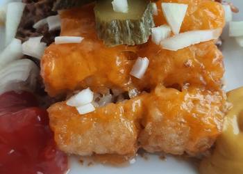 How to Recipe Perfect Bacon cheeseburger tater tot casserole