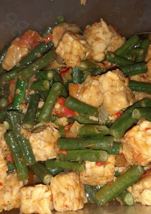 Foto resep Kacang panjang tempe