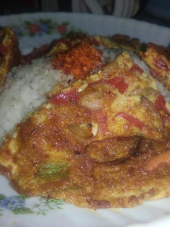 Foto resep Telor dadar sosis ribut