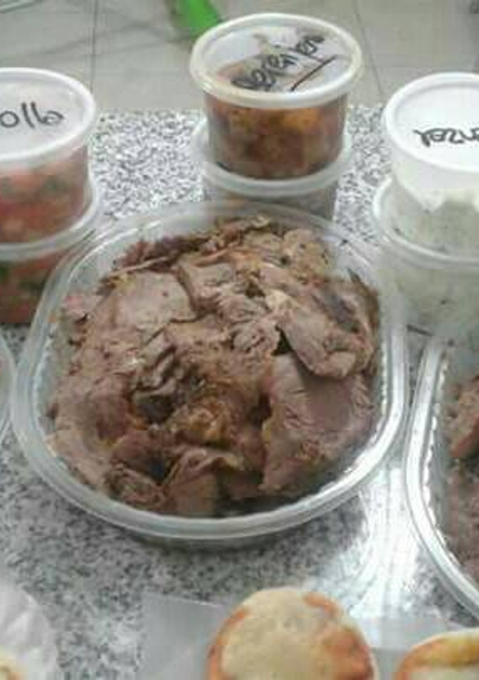 Una foto de Bola de lomo hecha tipo pernil
