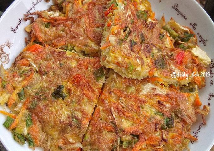 Vegetable Omelette (Telur Dadar Sayur)