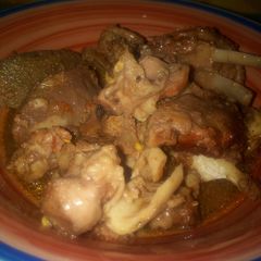 A picture of Beef pepper soup.