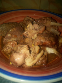 A picture of Beef pepper soup.