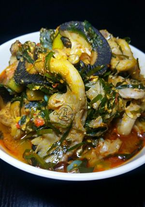 A picture of Mushrooms Fisherman soup.