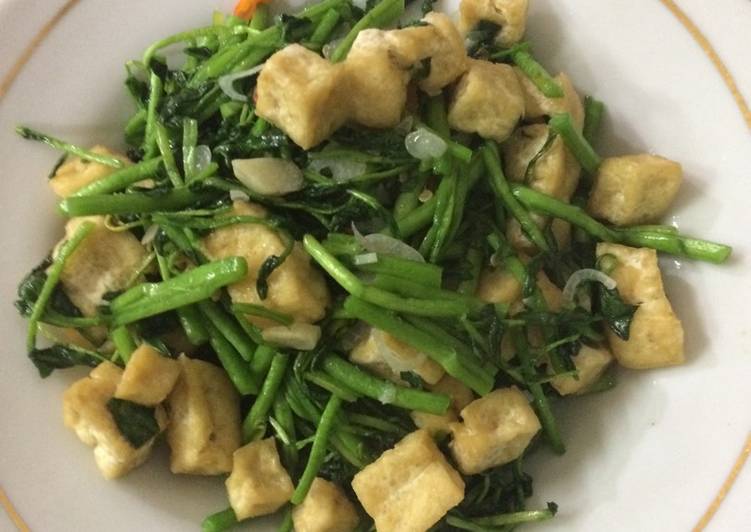 Tumis slada air tahu ala chef yudi