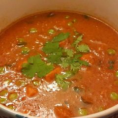 Spicy mutter paneer A picture of Spicy mutter paneer.