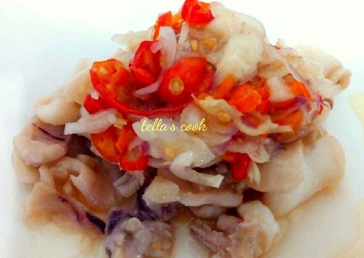 Garlic Squid w/ Sambal Matah