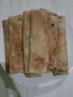 Foto resep Banana spring roll matcha coffee