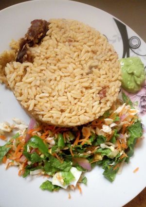 A picture of Coconut rice.