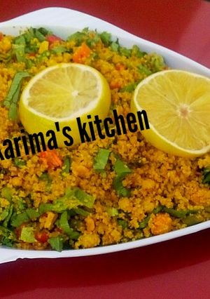 A picture of Dambun couscous.