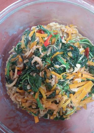 Foto resep Tumis bayam