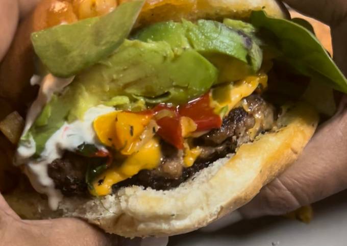 Fajita burgers