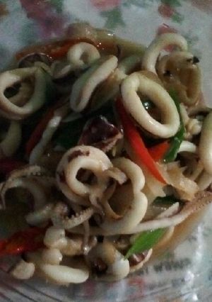Foto resep Tumis Cumi Pedas