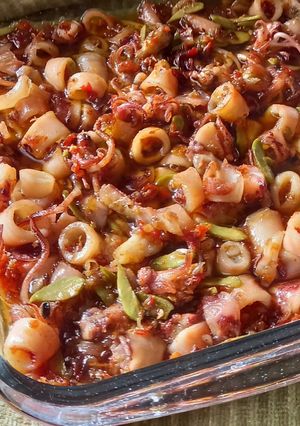 Foto resep Sambal bawang cumi pete