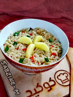 عکسی از دستور سوپ نودل