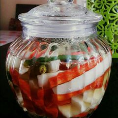 Pickled Vegetables with Apple Cider Vinegar (Tangy & Crunchy) A picture of Pickled Vegetables with Apple Cider Vinegar (Tangy & Crunchy).