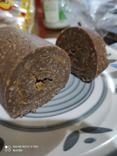 Una foto de Tronco de galletas y chocolate ❤️ fácil