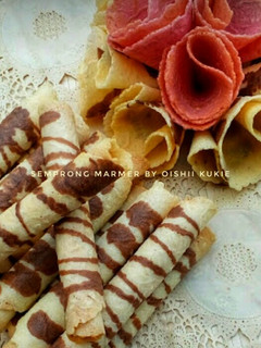 Foto resep Kue semprong keju marmer