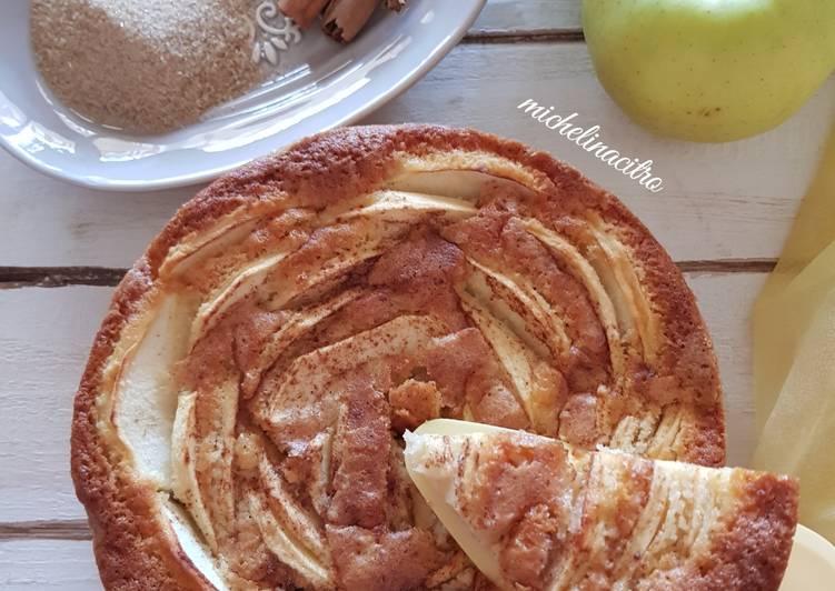 Recipe of Super Quick Homemade Torta di mele al profumo di cannella 🍏🍎