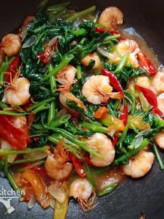 Foto resep Tumis Kangkung Seafood
