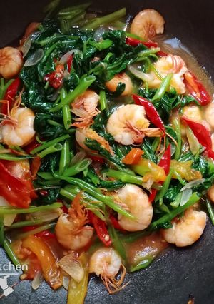 Foto resep Tumis Kangkung Seafood