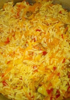 A picture of Carrot rice.