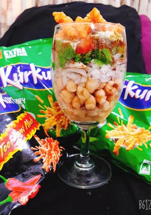 A picture of Kurkure Chaat.