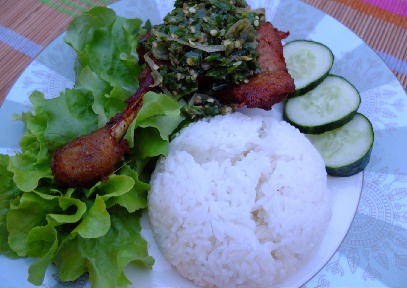 Bebek Goreng Cabe Ijo