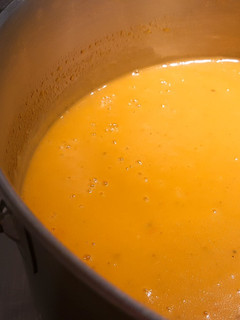 Una foto de Crema de verduras al vino