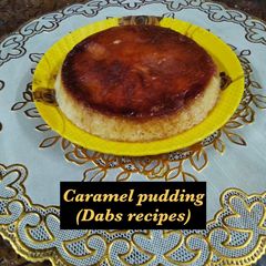 A picture of Caramel pudding (steam method).
