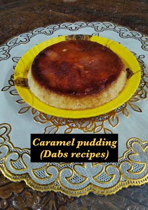 A picture of Caramel pudding (steam method).
