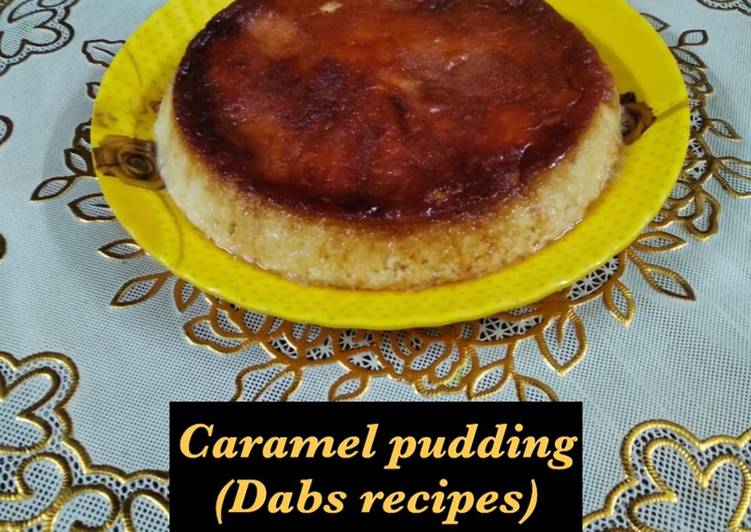 Caramel pudding (steam method)