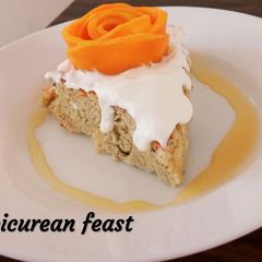 A picture of Fig/ Anjeer Sponge Cake.
