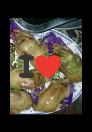 صورة لوصفة حمام محشي❣