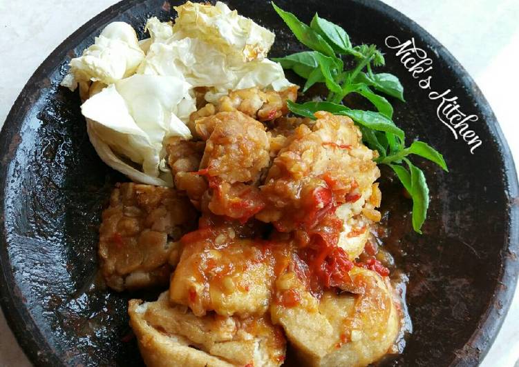 Resep Penyetan Tahu Tempe Oleh Nick Setiawan Cookpad