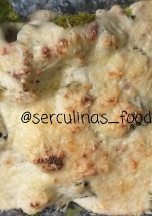 Una foto de Brócoli gratinado