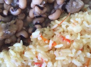 Una foto de Arroz de pimentón rojo