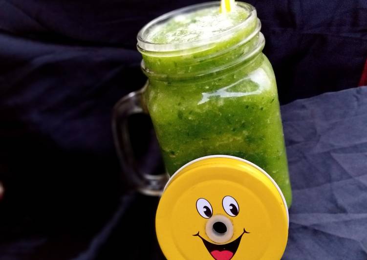 Recipe of Award-winning Cumber apple(green smoothie)