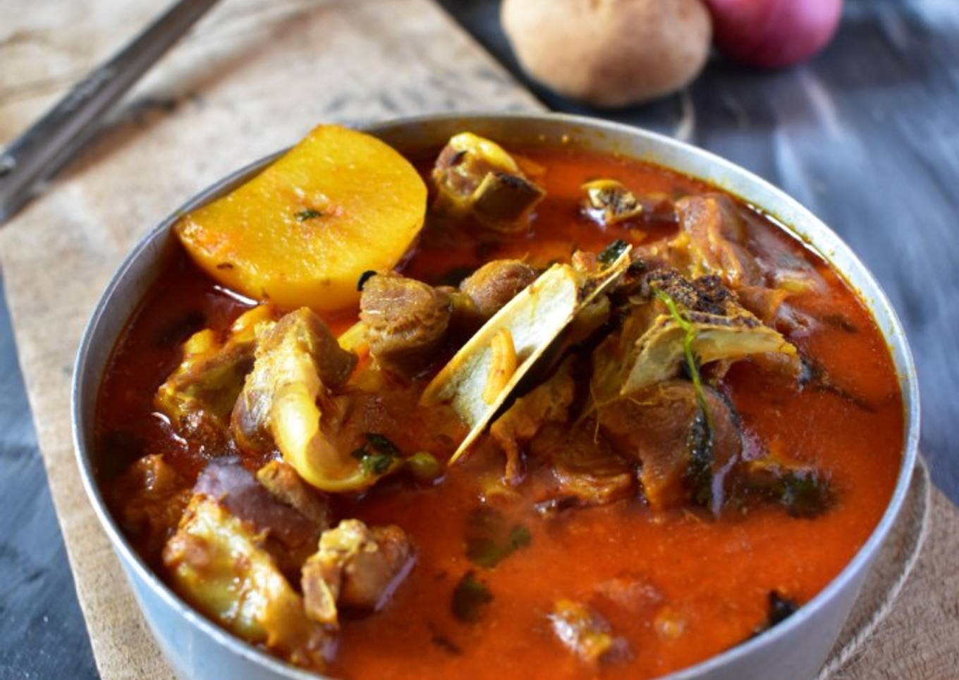 Railway Mutton Curry - An Anglo-Indian Delicacy