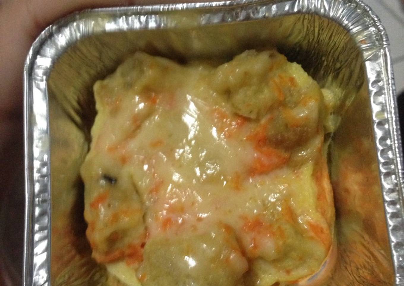 Mpasi 9+ Bread Pudding Cheesee