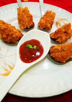 क्रन्ची पनीर बाइट विद सोया फिलिंग (Crunchy paneer bite with soya filling recipe in hindi) रेसिपी मुख्य फोटो