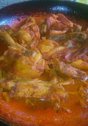 Una foto de Pollo tipo cochinita