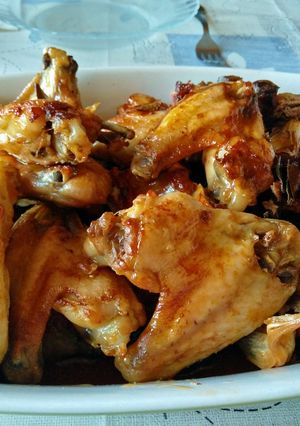 Una foto de Alitas de pollo al horno para torpes