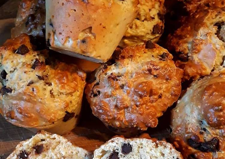 Comment Cuisiner Muffins au son d’avoine et aux pépites de chocolat