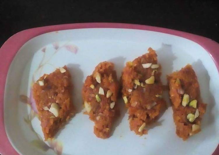 Carrot barfi