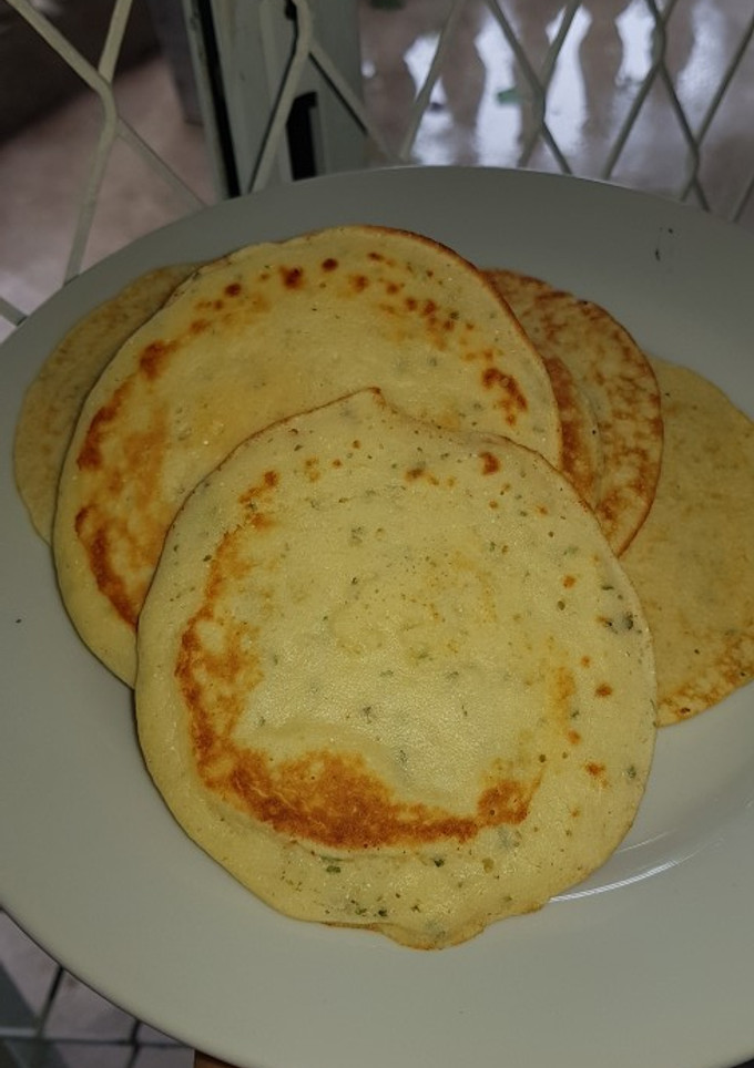 Una foto de Tortilla salada con harina de arroz